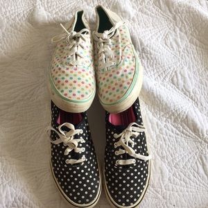2 pairs of Keds- polka dot